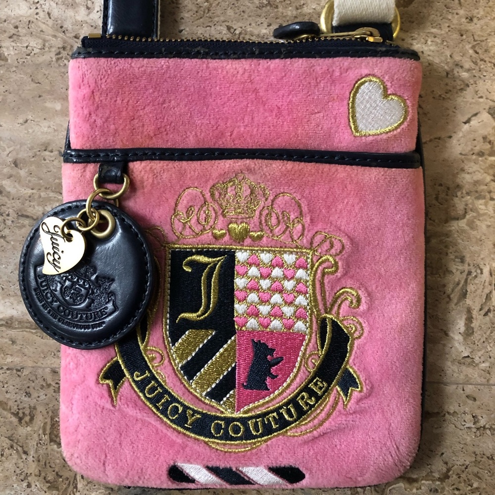 Juicy couture pink crossbody bag vintage